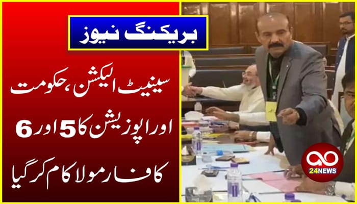 سینٹ الیکشن،حکومت اور اپوزیشن کا 5 اور 6 کا فارمولا کام کر گیا