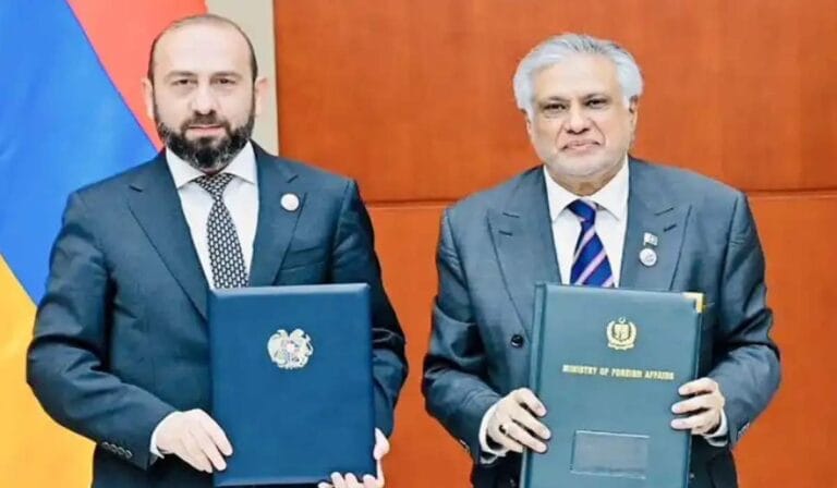 پاکستان اور آرمینیا نے باقاعدہ طور پر سفارتی تعلقات قائم