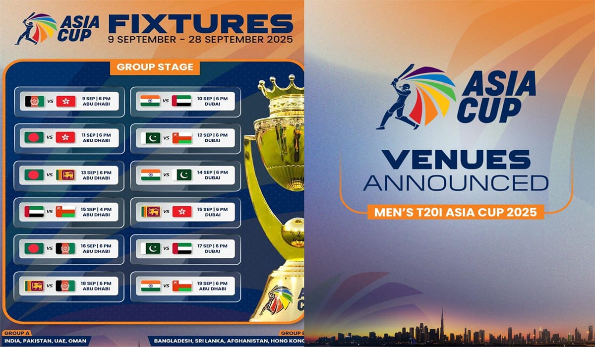 ایشیاء کپ 2025ء کے وینیوز کا اعلان