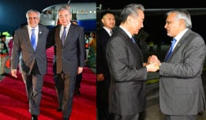 چینی وزیرِ خارجہ وانگ ای اسلام آباد پہنچ گئے