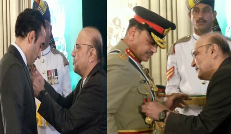 فیلڈ مارشل،ائیر چیف اور بلاول کو بڑے اعزازات