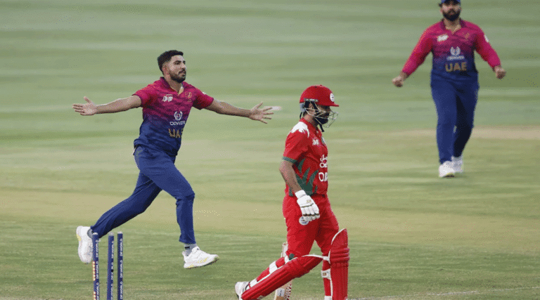 ایشیا کپ گروپ اے: یو اے ای نے عمان کو شکست دے دی