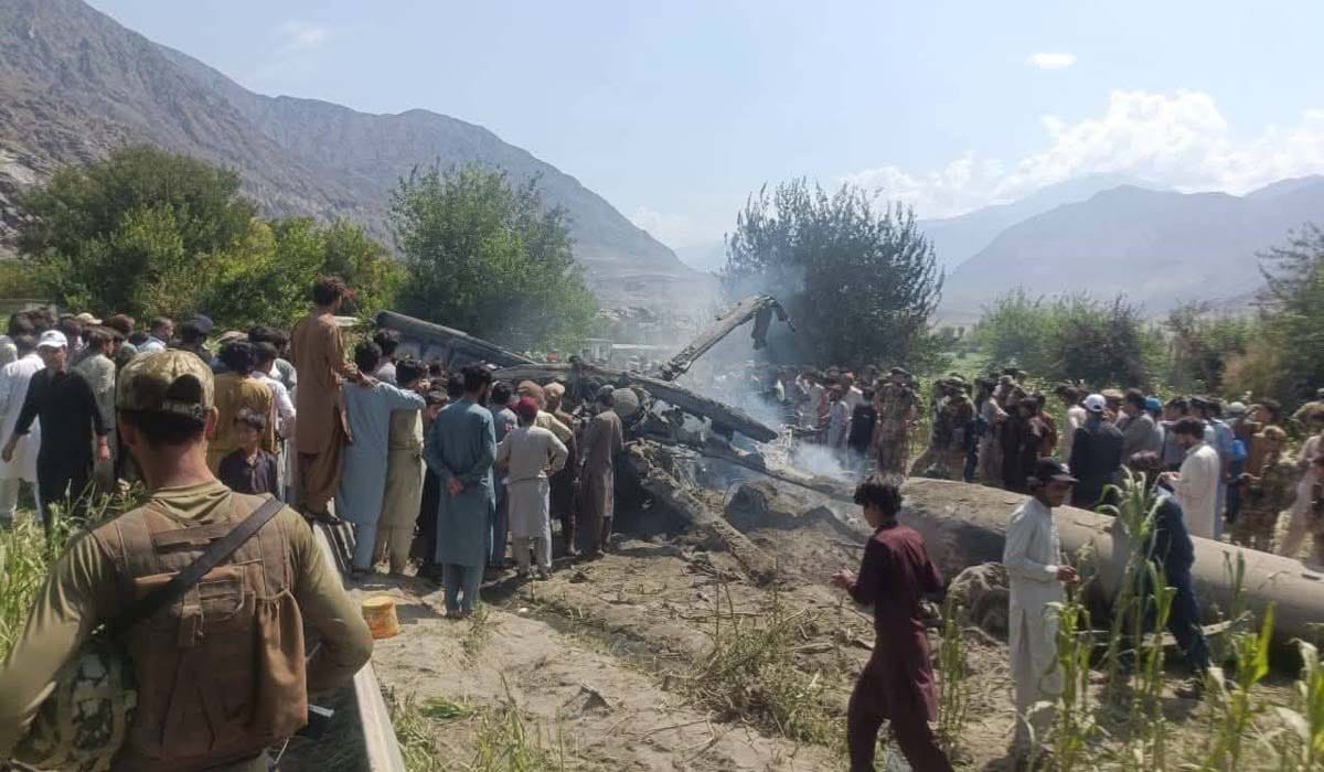 ایم آئی-17 ہیلی کاپٹر حادثہ، 2 میجر سمیت 5 اہلکار شہید