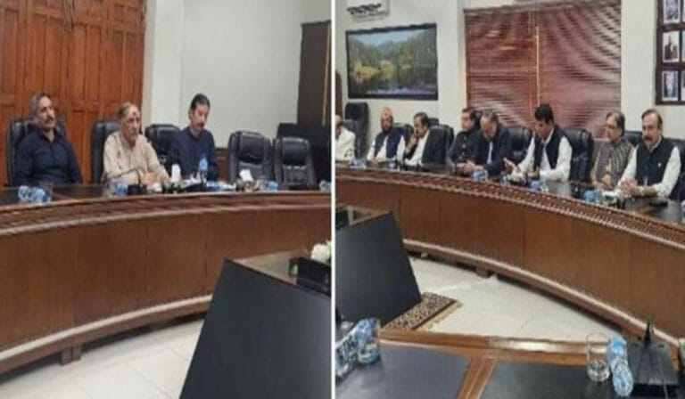 مظفرآباد:عوامی ایکشن کمیٹی سے حکومتی مذاکراتی ٹیم کی ملاقات