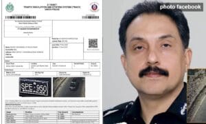 ڈی آئی جی کا ای چالان پولیس کے گلے پڑ گیا