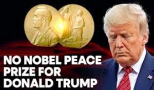 نوبیل امن انعام ٹرمپ کے نام