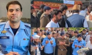 ایس پی عدیل اکبر آبائی گاؤں میں سپرد خاک