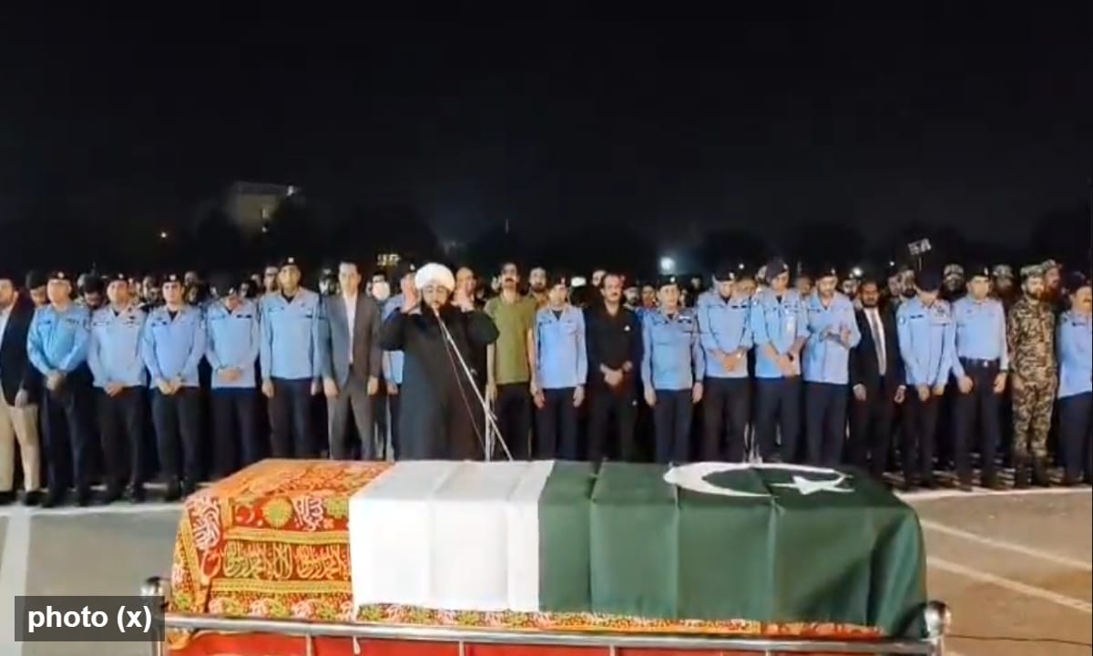 ایس پی عدیل اکبر کی نمازِ جنازہ ادا