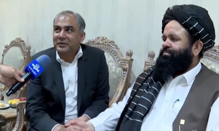 محسن نقوی کی ایران میں افغان نائب وزیر داخلہ سے ملاقات