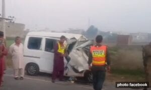  گوجرانوالہ حافظ آباد روڈ پر المناک حادثہ،5 جاں بحق