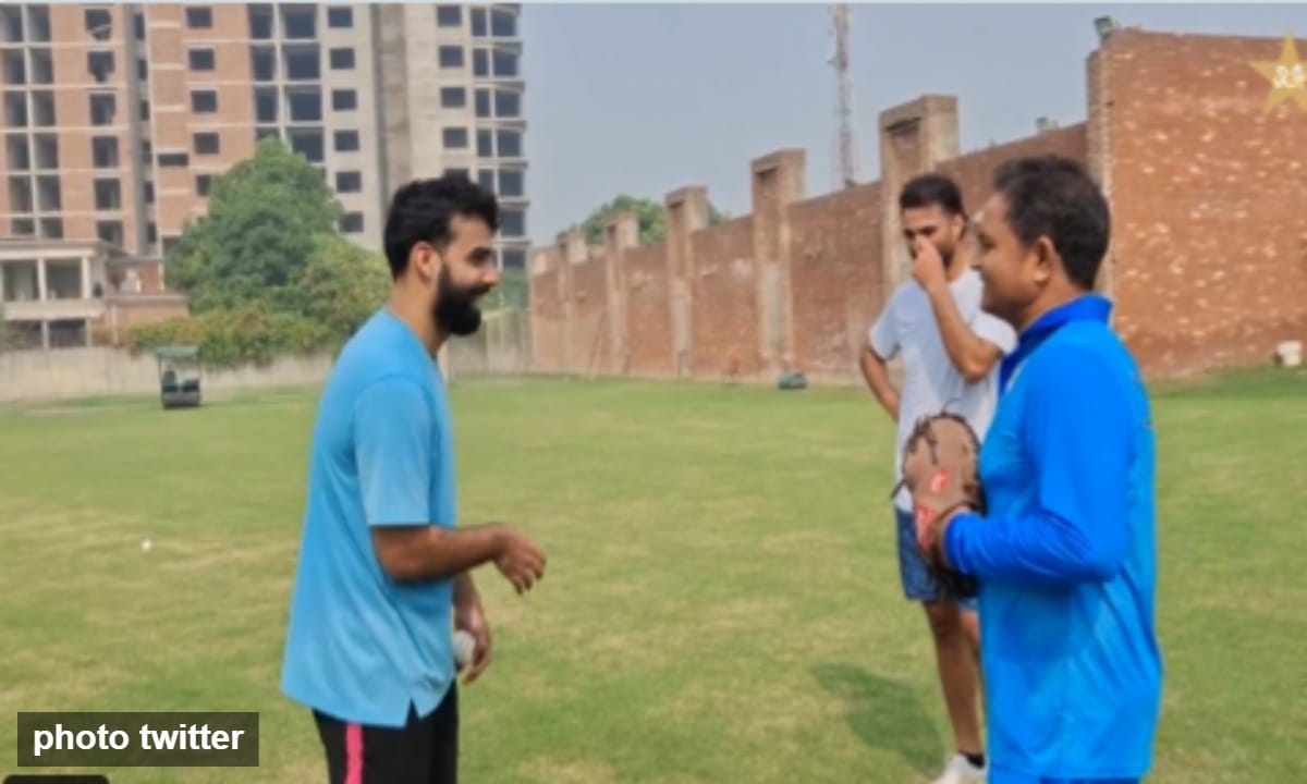 شاداب خان انجری سے صحتیاب ہونے کے بعد ٹریننگ شروع کر دی
