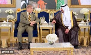 شہباز شریف اور سعودی ولی عہد کی ملاقات