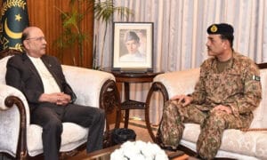 صدر مملکت سے فیلڈ مارشل سید عاصم منیر کی ملاقات