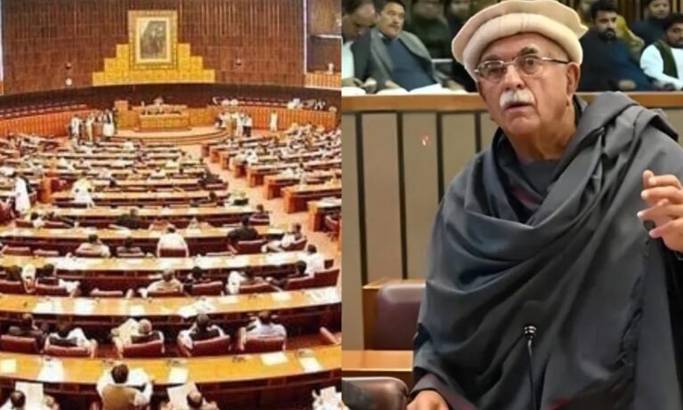 27ویں آئینی ترمیم:محمود خان نے بل کی کاپی پھاڑ دی