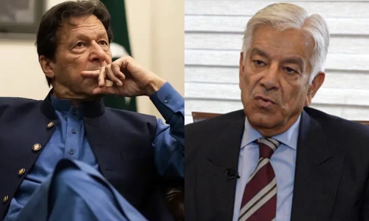 پی ٹی آئی والے عمران خان کو ایک عورت نے بیچ ڈالا،خواجہ آصف