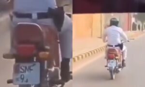 ٹریفک پولیس اہلکارنے ای چالان سے بچنے کا طریقہ بتا دیا