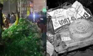 بوتلوں سے بھرا ٹرک رکشے پر اُلٹ گیا،4 افراد جاں بحق