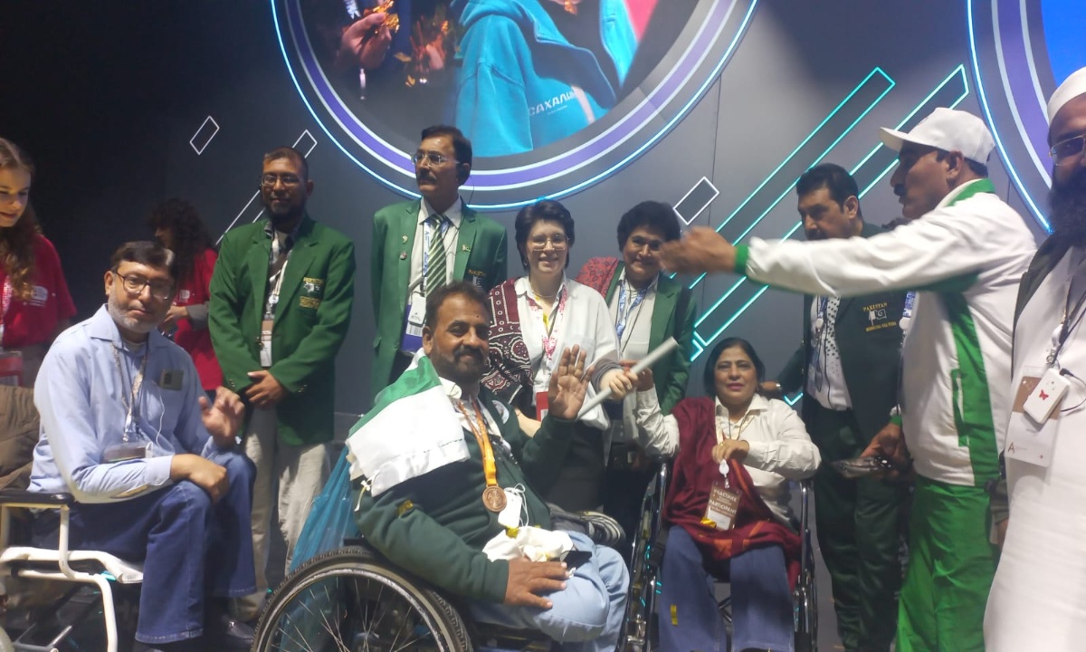 زین العابدین نےماسکو ایبیلمپکس میں کانسی کاتمغہ جیت لیا