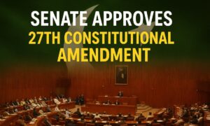 سینیٹ سے 27ویں آئینی ترمیم کی منظوری