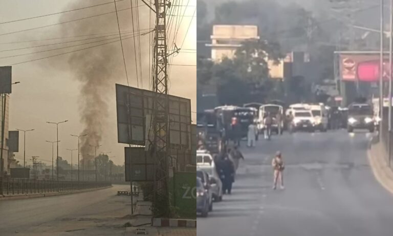 پشاور:سی ٹی ڈی تھانے میں دھماکا،ایک اہلکار شہید،دو زخمی