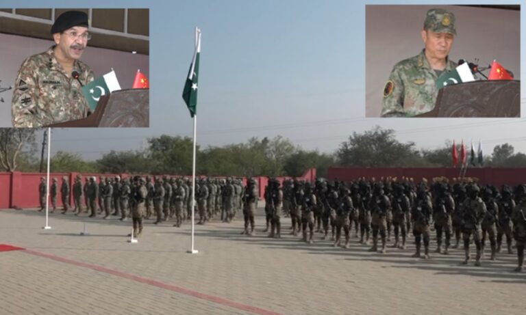 پاک فوج اور چینی پی ایل اے کی مشترکہ فوجی مشق ’’وارئیر-IX‘‘ کا آغاز
