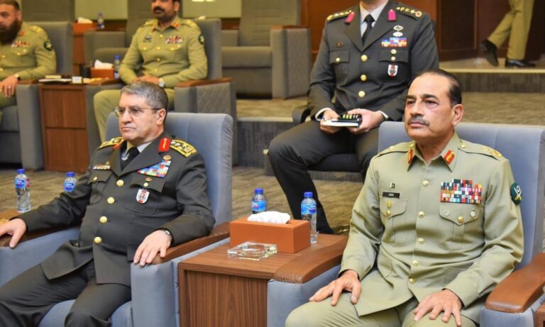 فیلڈ مارشل عاصم منیر سے ترک چیف آف جنرل اسٹاف کی ملاقات