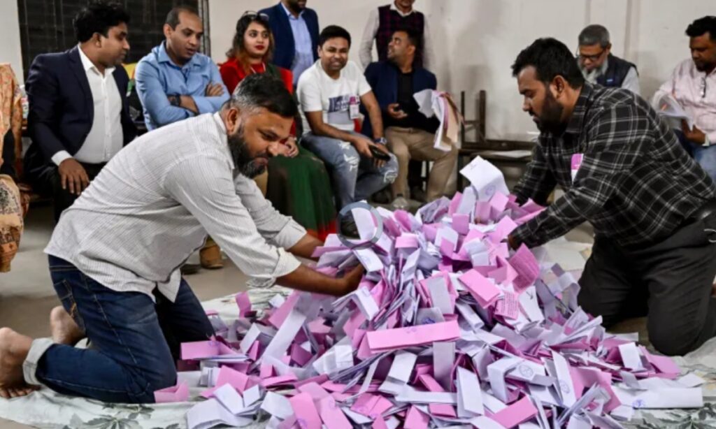 بنگلادیش انتخابات: پولنگ ختم، ووٹوں کی گنتی جاری