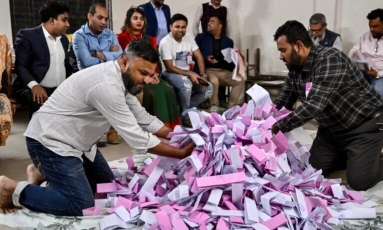 بنگلادیش انتخابات: پولنگ ختم، ووٹوں کی گنتی جاری