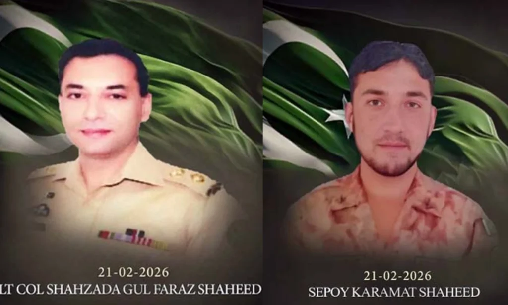 بنوں،سیکیورٹی قافلے پر حملہ،پانچ شدت پسند ہلاک،2جوان شہید