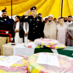 بنوں،مسجد سے اغوا کے بعد شہید اہلکاروں کی نماز جنازہ ادا