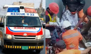 کراچی،گیس لیکج دھماکہ،7افراد جاں بحق