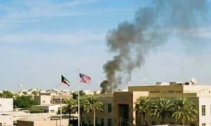 خلیجی ممالک میں دھماکے،کویت میں امریکی سفارتخانے کے قریب دھواں،ہائی الرٹ نافذ