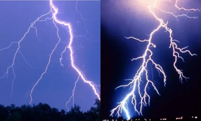 آسمانی بجلی گرنے 2 افراد جاں بحق