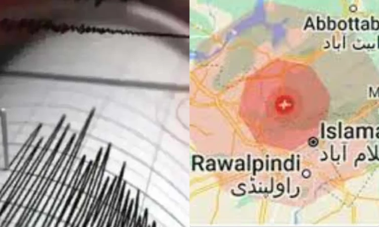 اسلام آباد اور پشاور سمیت مختلف شہروں میں 6.3 شدت کا زلزلہ