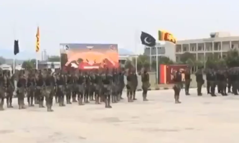 پاکستان سری لنکا مشترکہ مشق شیک ہینڈز II کا انعقاد