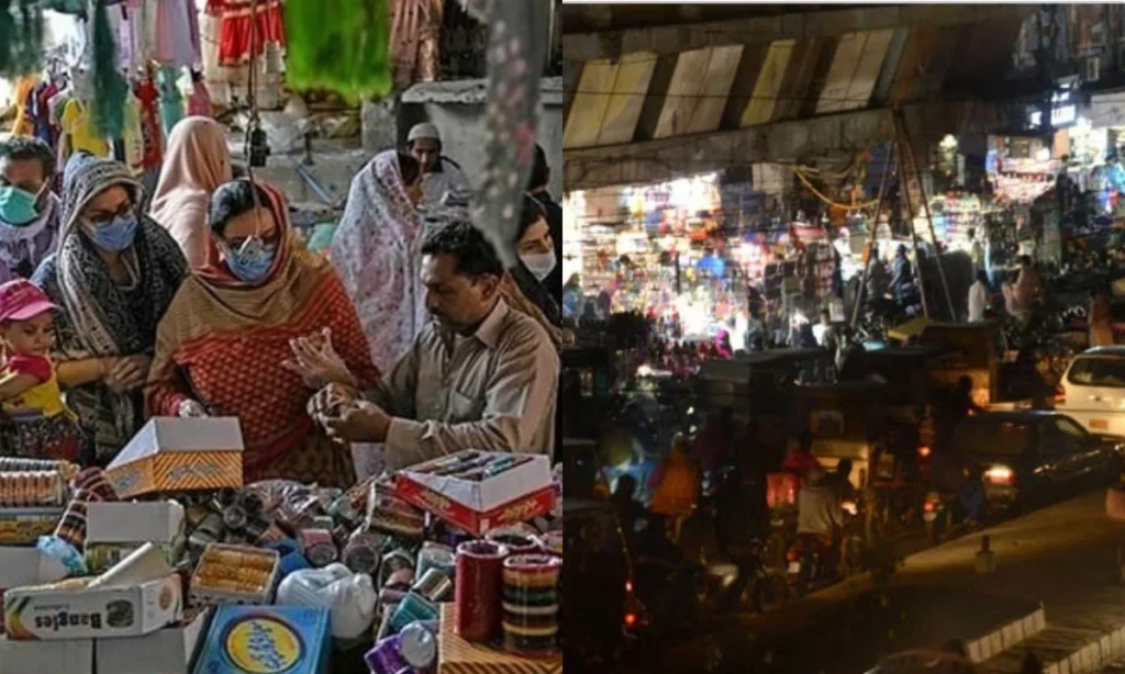 کاروباری مراکزرات 8 بجے بند کرنے کی تجویز