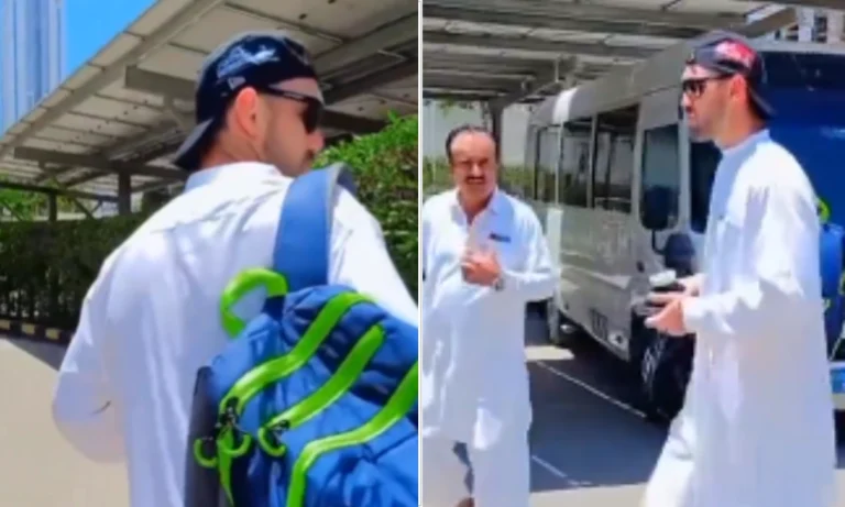 گلین میکسویل کی شلوار قمیض میں دلکش انداز سے انٹری