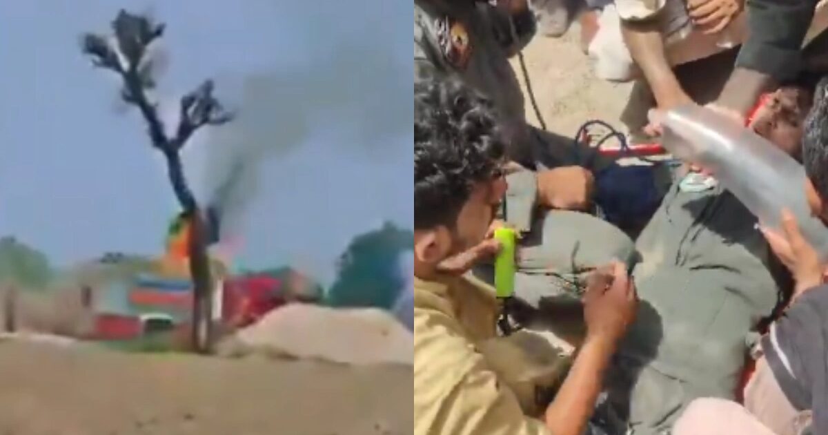پاکستان ایئر فورس کا تربیتی طیارہ گر کر تباہ،پائلٹس محفوظ