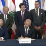 امریکا، لبنان اور اسرائیل کے درمیان فریم ورک معاہدے پر دستخط