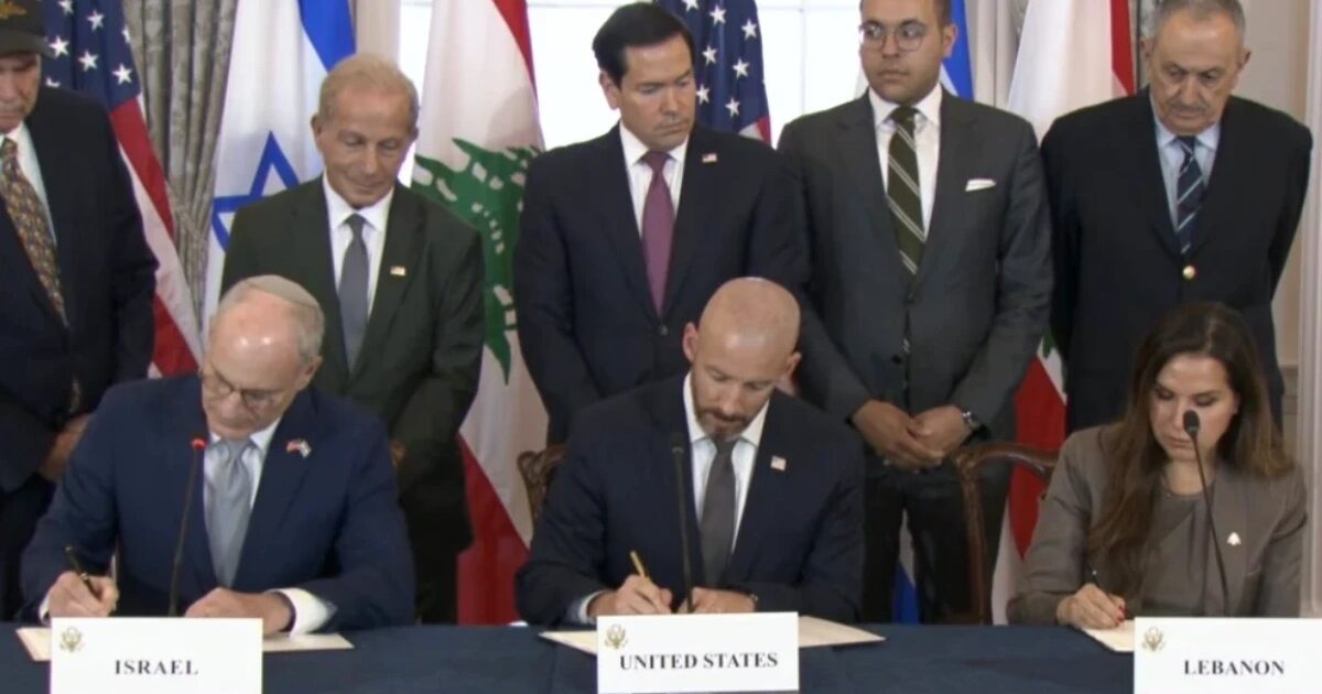 امریکا، لبنان اور اسرائیل کے درمیان فریم ورک معاہدے پر دستخط
