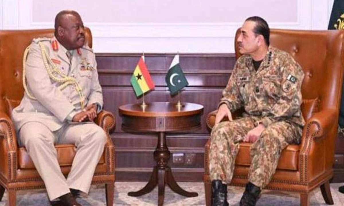 فیلڈ مارشل سے گھانا کے چیف آف ڈیفنس سٹاف کی ملاقات