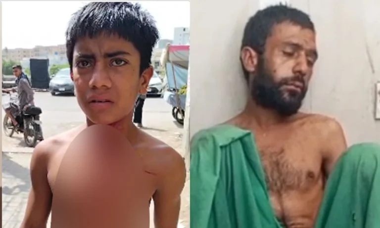 نشئی نے 20 روپے نہ دینے پر بچے کا گلا کاٹ دیا