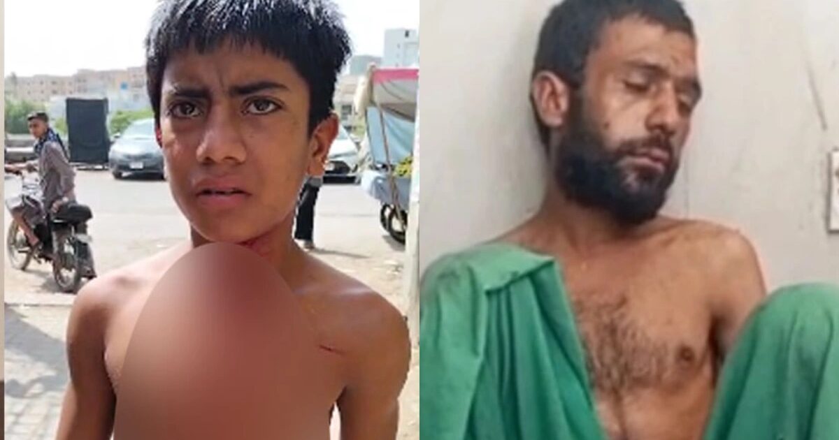 نشئی نے 20 روپے نہ دینے پر بچے کا گلا کاٹ دیا