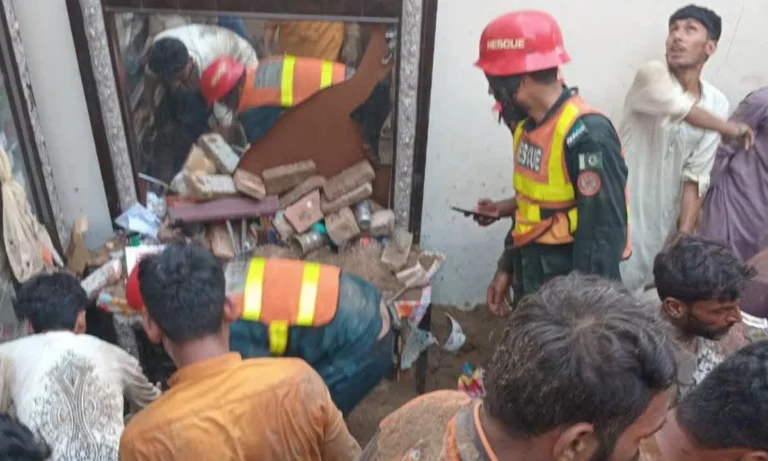 کاہنہ میں اکیڈمی کی چھت گرنے سے 14 بچے جاں بحق،کئی زخمی