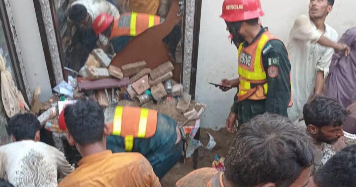 کاہنہ میں اکیڈمی کی چھت گرنے سے 14 بچے جاں بحق،کئی زخمی