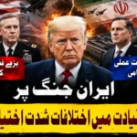 ایران جنگ پر امریکی قیادت میں اختلافات شدت اختیار کر گئے