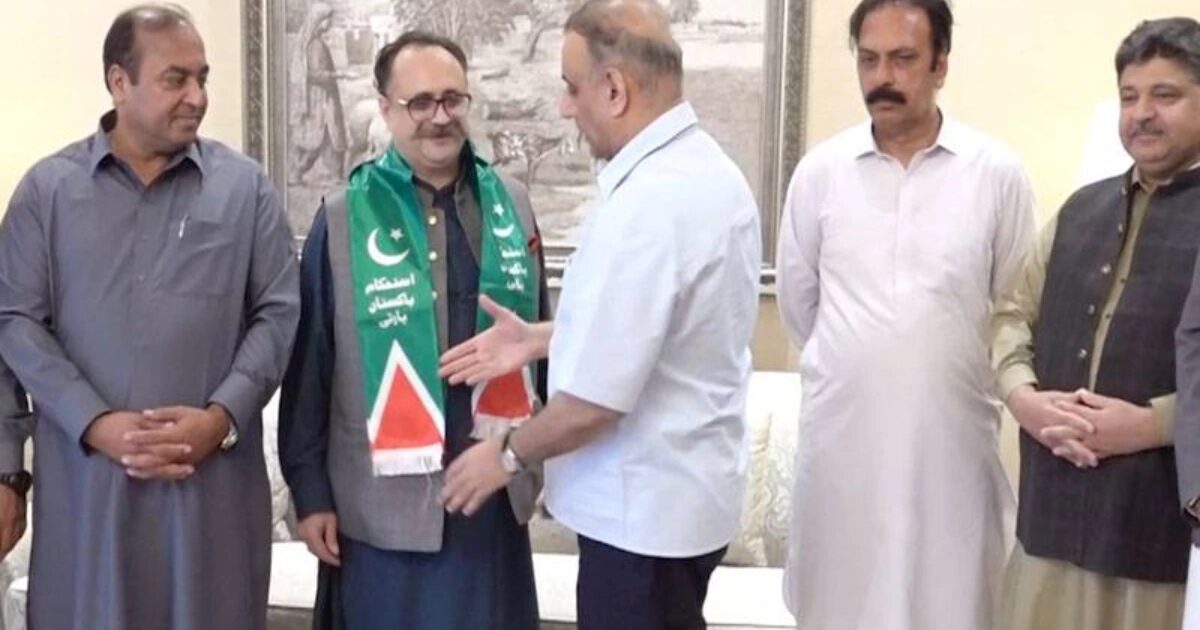 سابق وزیراعظم تنویر الیاس استحکام پاکستان پارٹی میں شامل