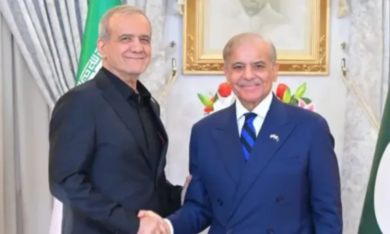 شہباز شریف کا ایرانی صدر سے رابطہ، تحمل کی اپیل