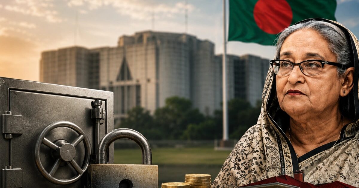 شیخ حسینہ سے منسلک 6.2 ارب ڈالر کے اثاثے منجمد