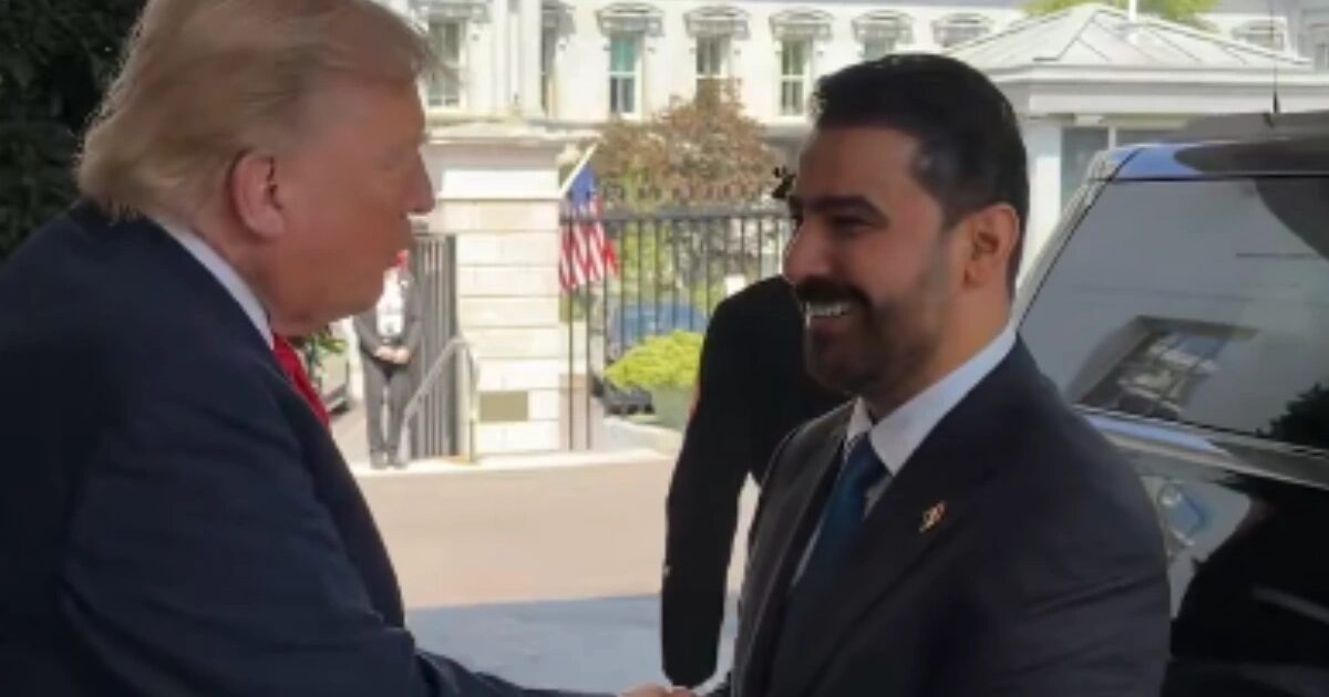 ٹرمپ اور عراقی وزیراعظم کی وائٹ ہاؤس میں ملاقات،دوطرفہ تعاون بڑھانے پر اتفاق